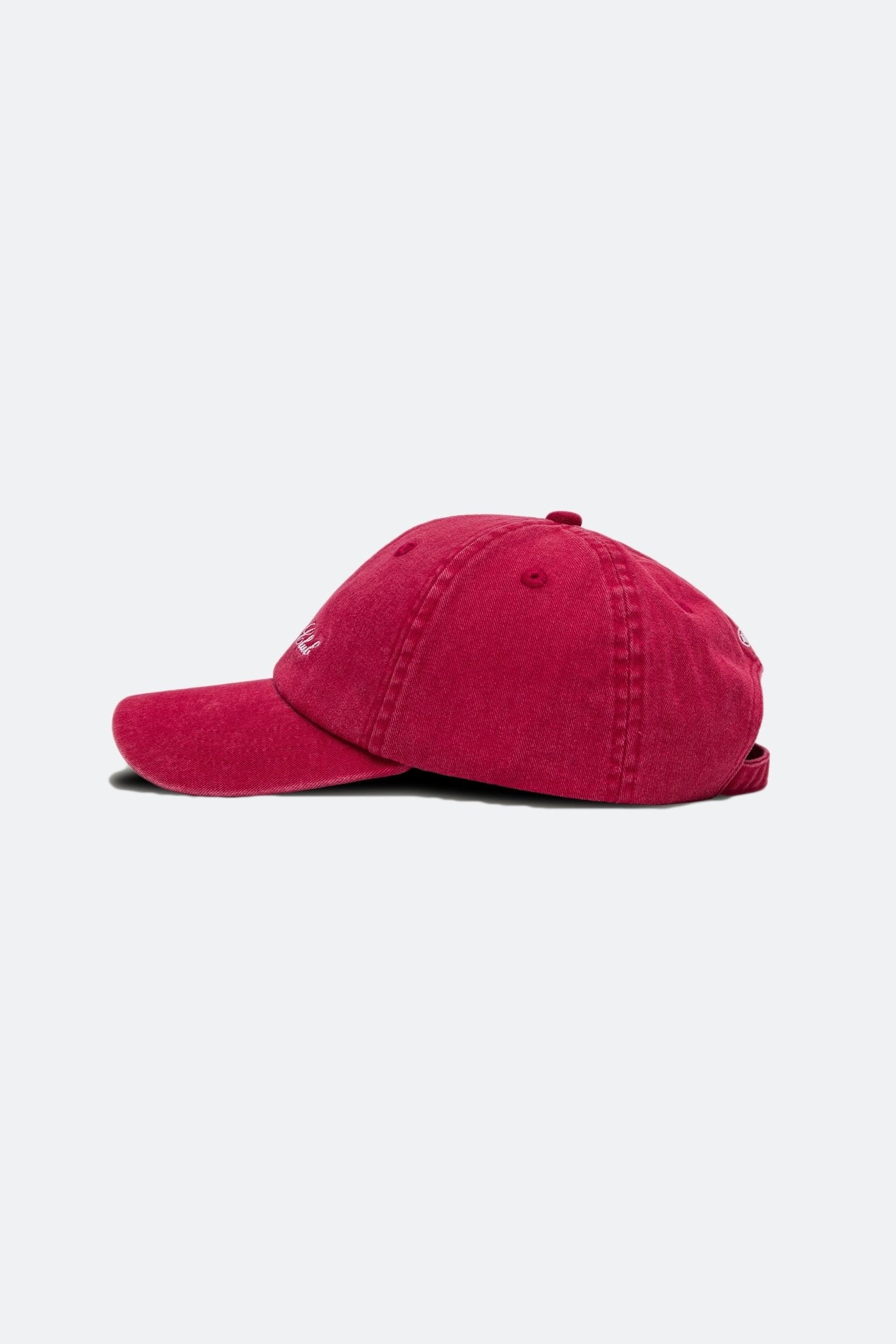 Aim Higher Club Light Washed Classic Script Cap/ Red - GROGROCERY