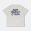 Aim Higher Club Logo Tee/ Light Flecking Grey - GROGROCERY