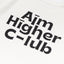 Aim Higher Club Logo Tee/ White - GROGROCERY