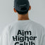 Aim Higher Club Logo Tee/ White - GROGROCERY