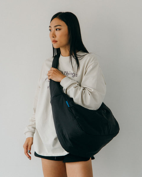 Aim Higher Club Lunar Puff Bag/ Black - GROGROCERY