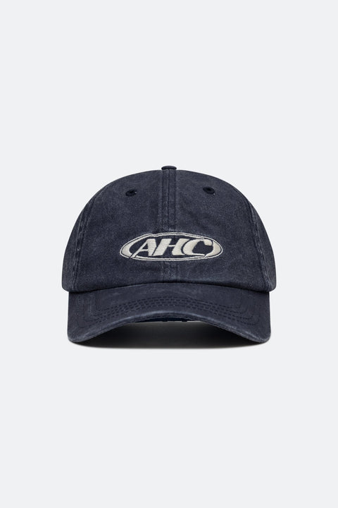 Aim Higher Club Retro Oval Logo Cap/ Light Washed Navy - GROGROCERY