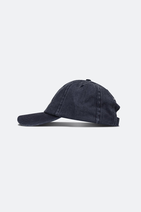 Aim Higher Club Retro Oval Logo Cap/ Light Washed Navy - GROGROCERY