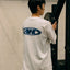 Aim Higher Club Retro Oval Logo Tee/ Off White - GROGROCERY