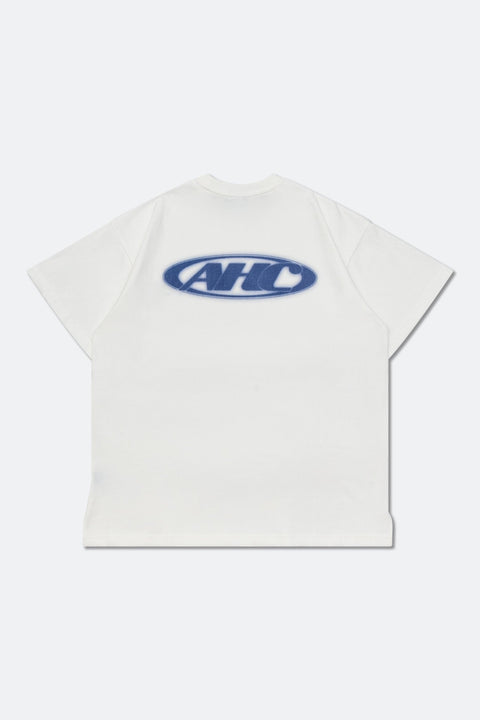 Aim Higher Club Retro Oval Logo Tee/ Off White - GROGROCERY