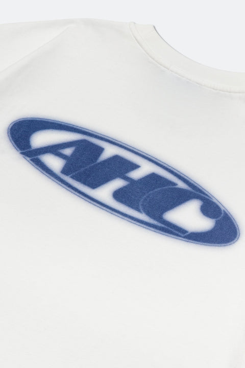 Aim Higher Club Retro Oval Logo Tee/ Off White - GROGROCERY