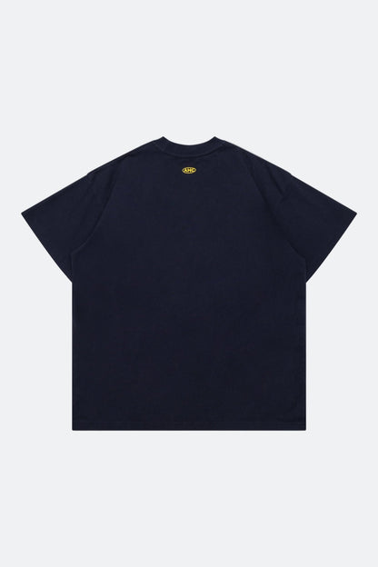Aim Higher Club Sport Distressed Unisex Tee/ Navy - GROGROCERY