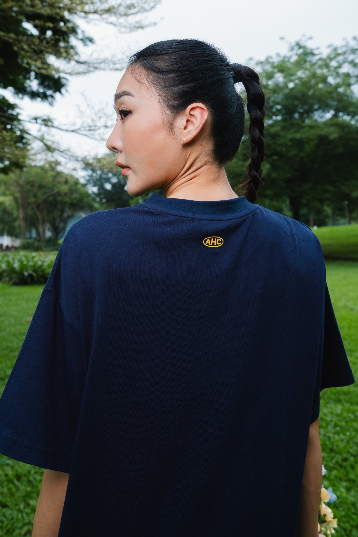 Aim Higher Club Sport Distressed Unisex Tee/ Navy - GROGROCERY