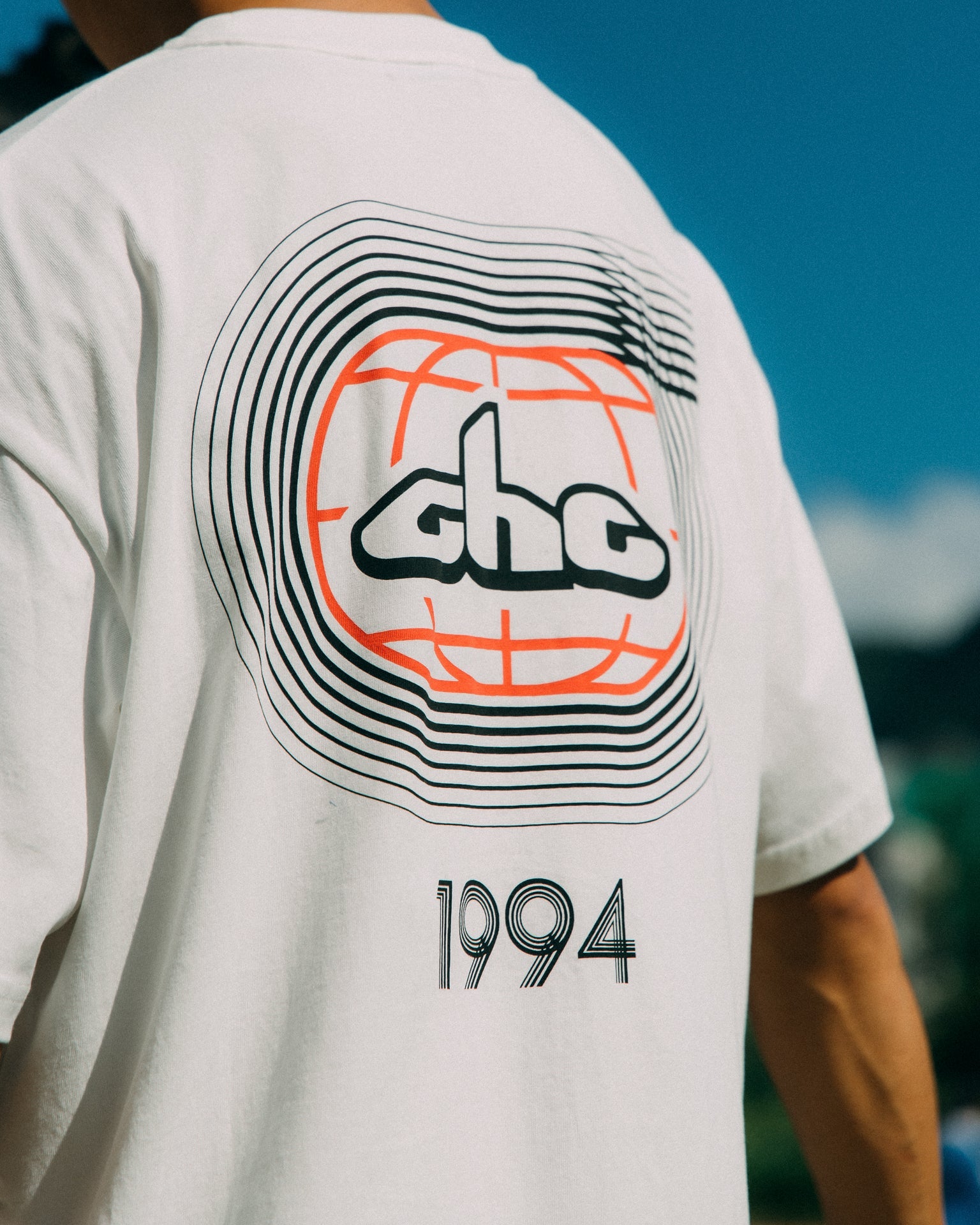 Aim Higher Club Track Graphic Tee/ Off White - GROGROCERY