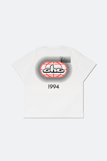 Aim Higher Club Track Graphic Tee/ Off White - GROGROCERY
