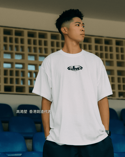 Aim Higher Club Track Graphic Tee/ Off White - GROGROCERY