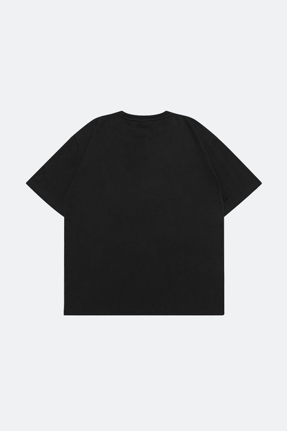Aim Higher Club Track Retro Logo Tee/ Black - GROGROCERY