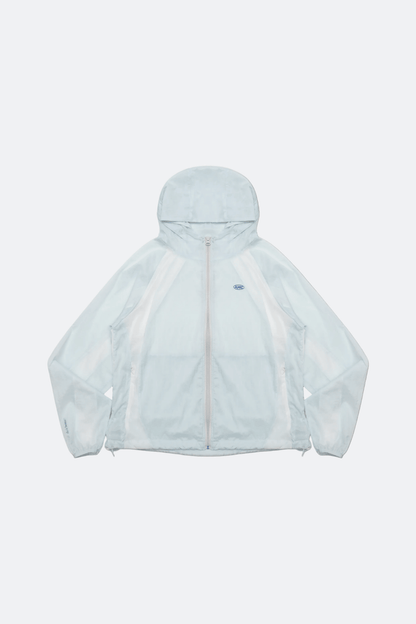 Aim Higher Club Ultra-Lightweight Unisex Windbreaker/ Ice Blue - GROGROCERY
