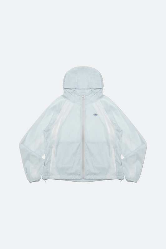 Aim Higher Club Ultra-Lightweight Unisex Windbreaker/ Ice Blue - GROGROCERY