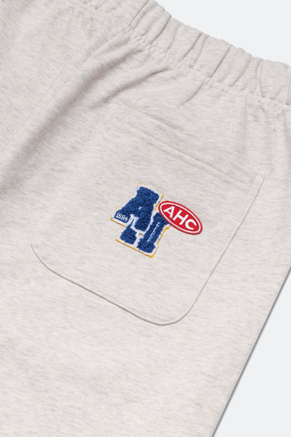 Aim Higher Club Unisex College Badge Sweatpants / Oat - GROGROCERY