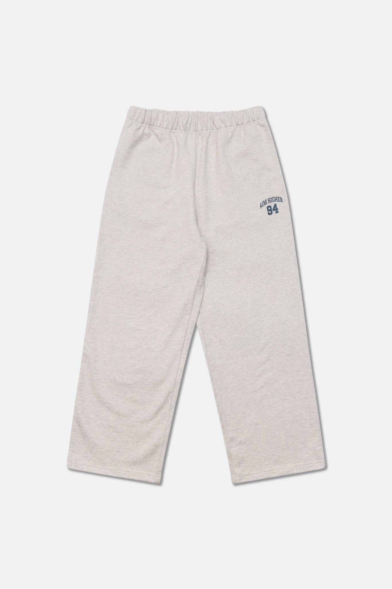 Aim Higher Club Unisex College Badge Sweatpants / Oat - GROGROCERY