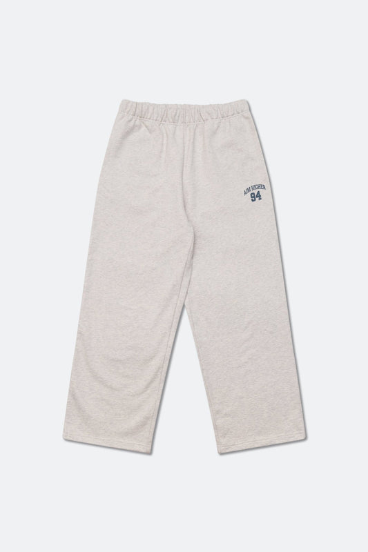 Aim Higher Club Unisex College Badge Sweatpants / Oat - GROGROCERY