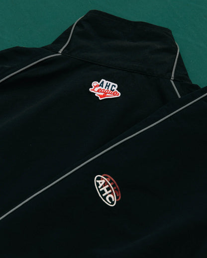 Aim Higher Club Unisex College Emblem Reflective Track Pants/ Black - GROGROCERY