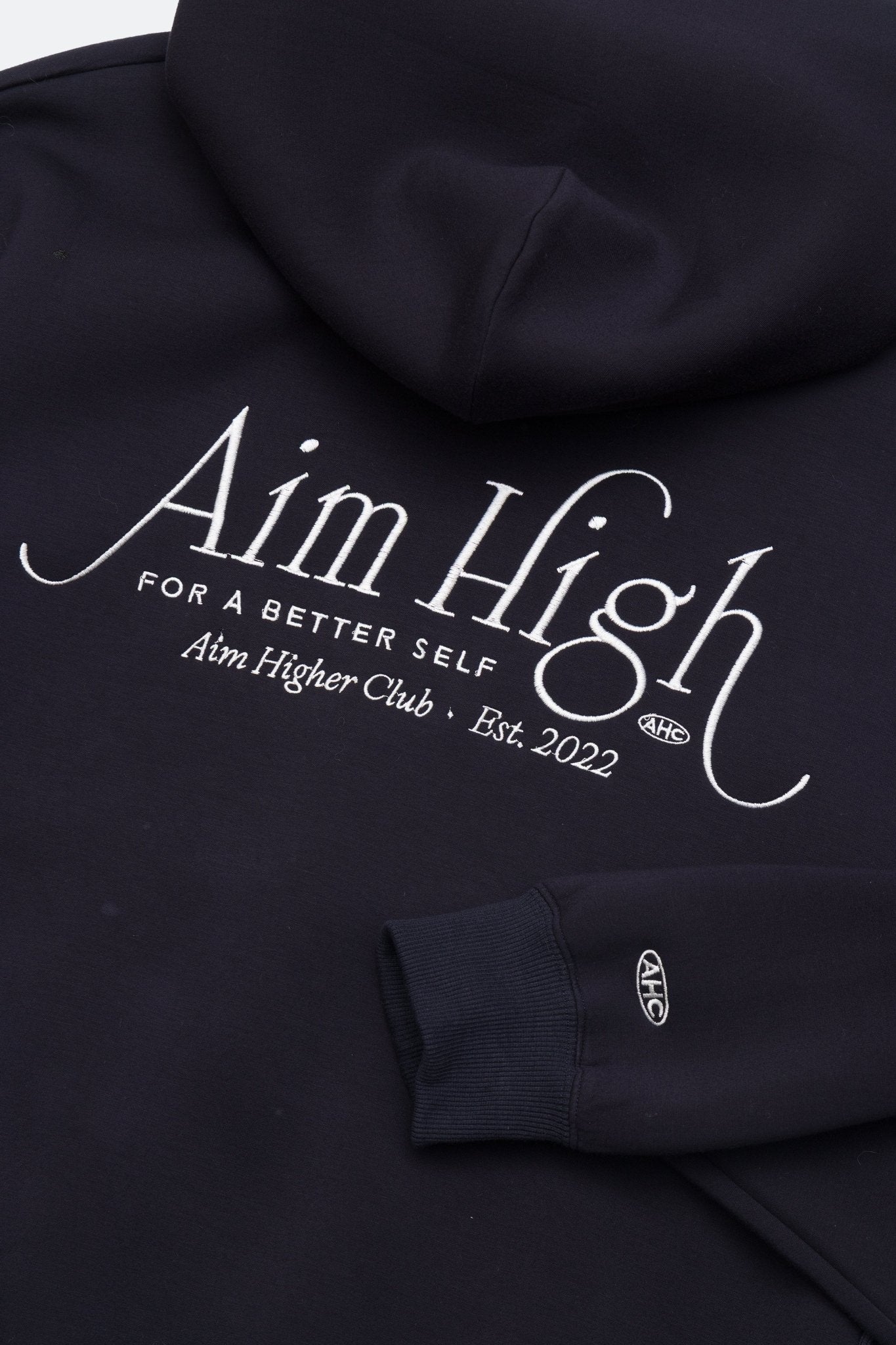 Aim Higher Club Unisex Faculty of Sports Emblem Soft Hoodie/ Navy - GROGROCERY