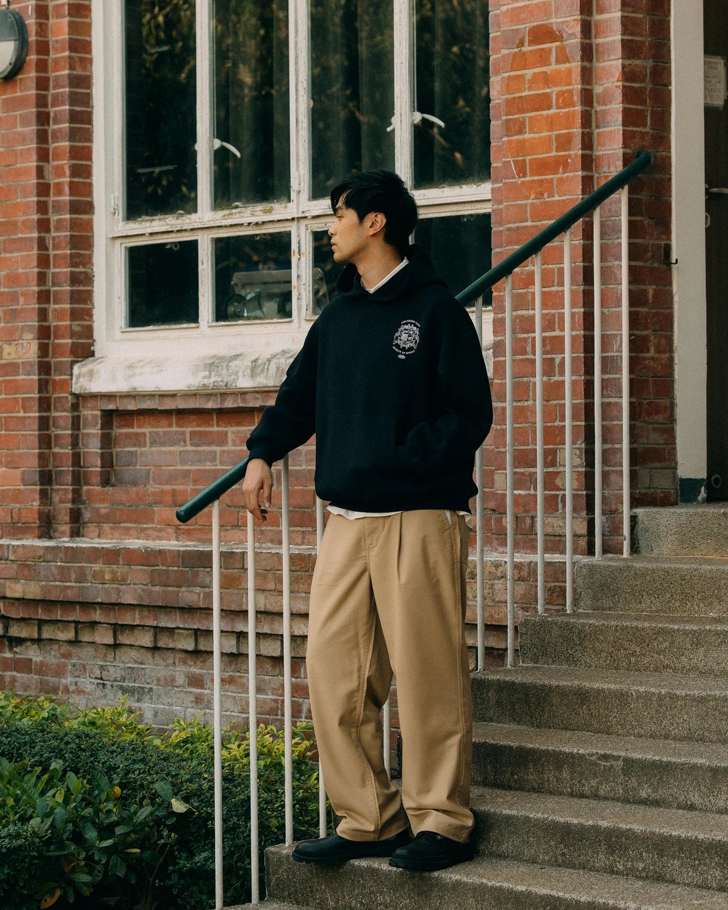 Aim Higher Club Unisex Faculty of Sports Emblem Soft Hoodie/ Navy - GROGROCERY