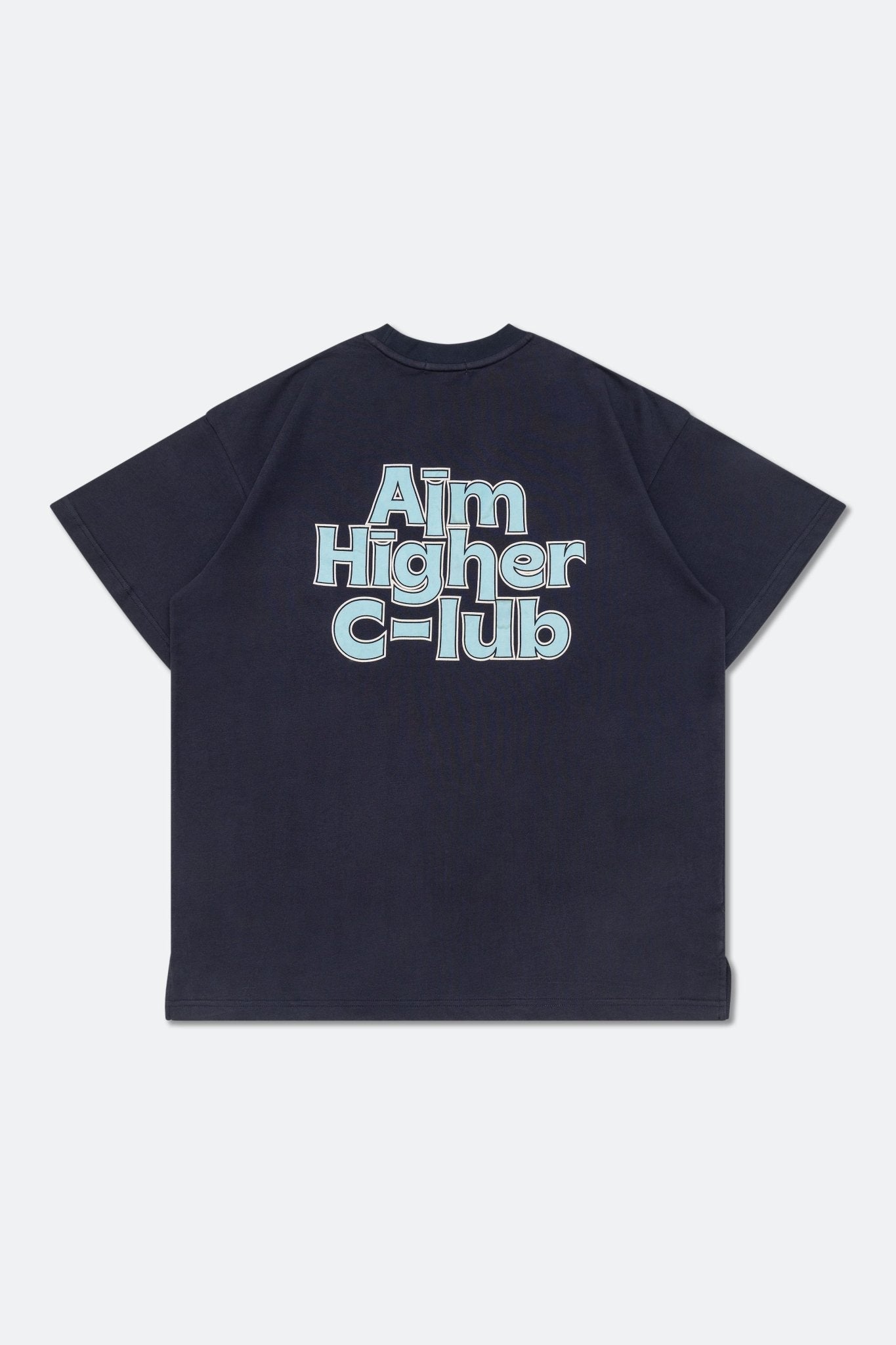 Aim Higher Club Unisex Logo Tee/ Navy - GROGROCERY
