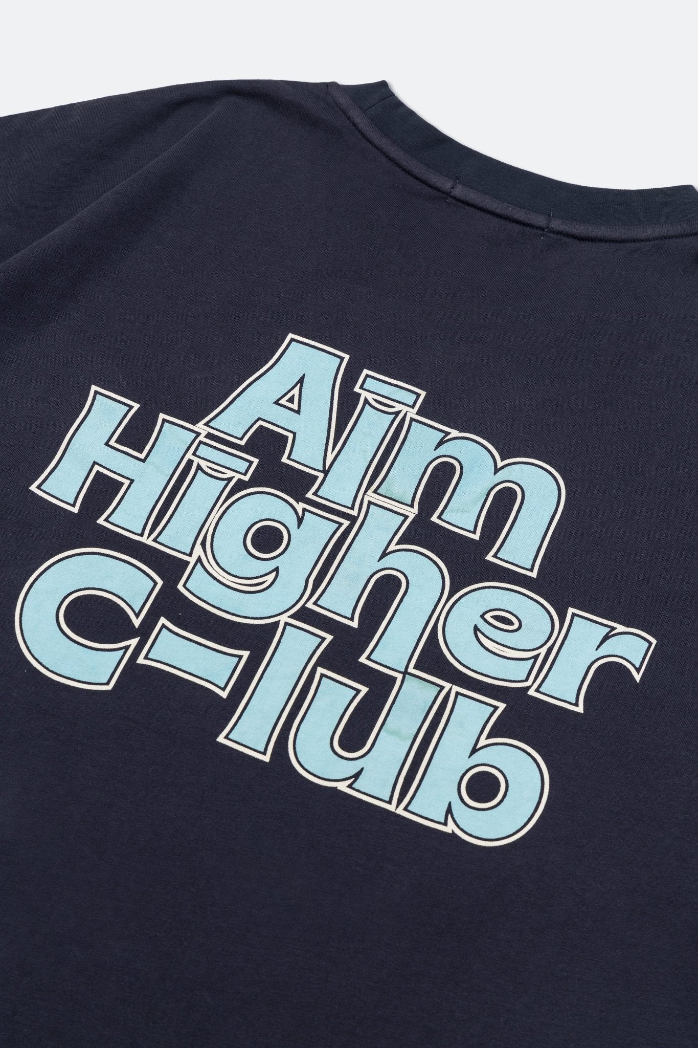 Aim Higher Club Unisex Logo Tee/ Navy - GROGROCERY