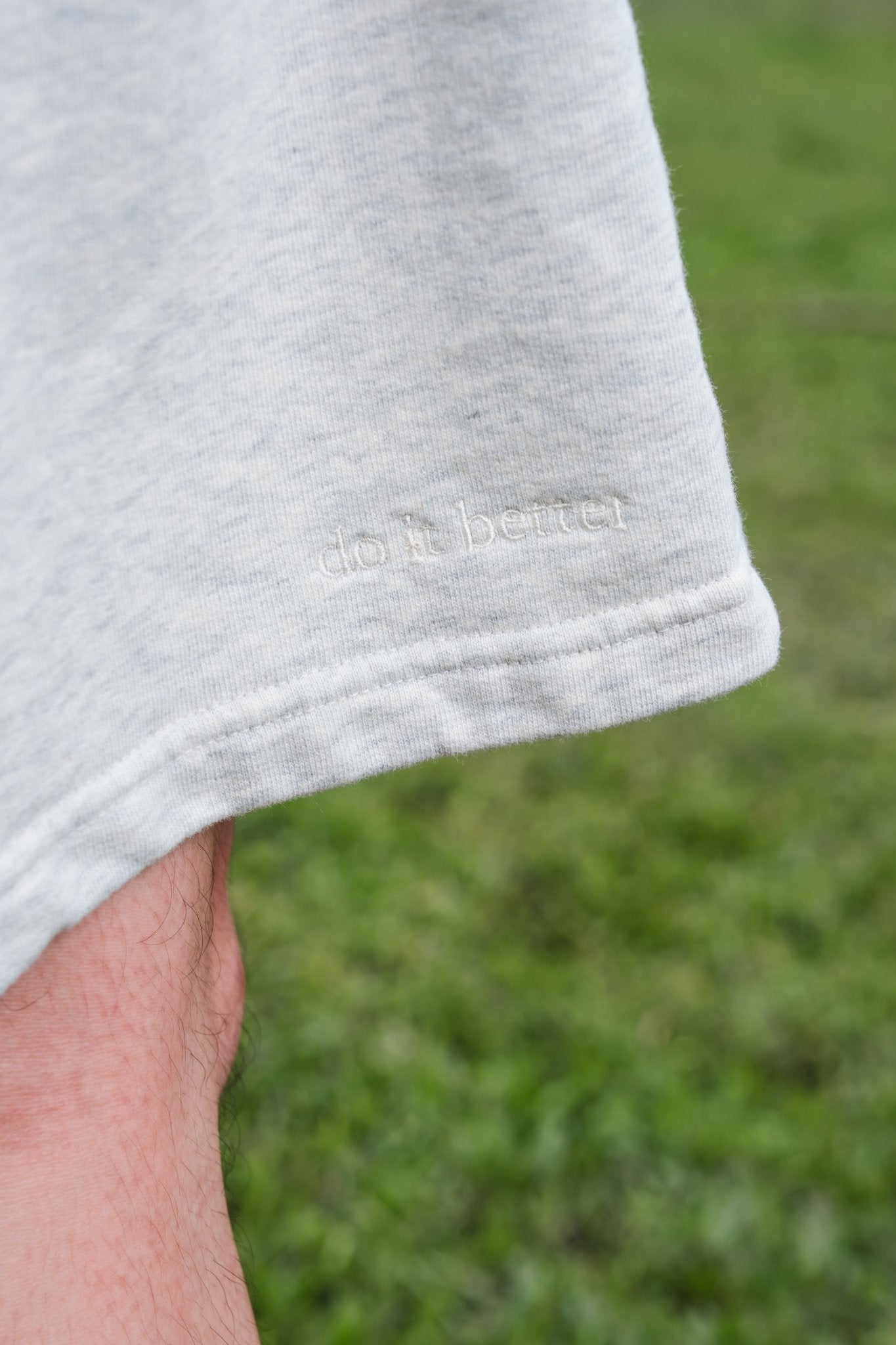 Aim Higher Club Unisex Sweat Shorts/ Flecking Grey - GROGROCERY
