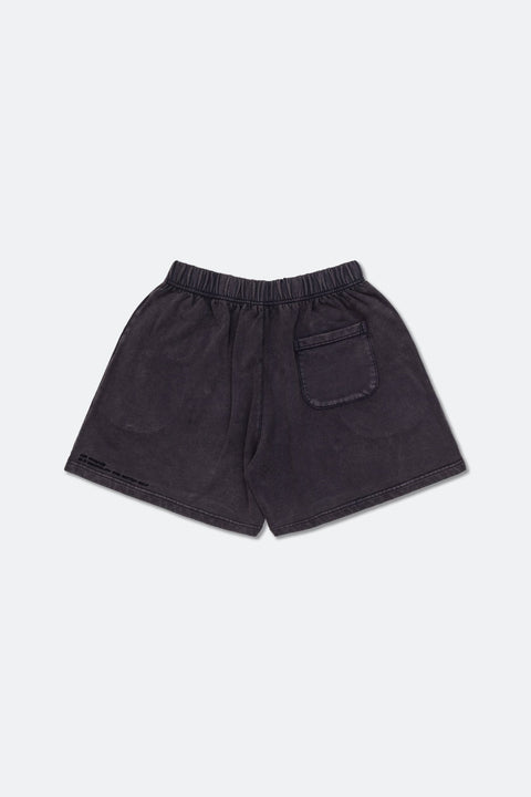 Aim Higher Club Unisex Sweat Shorts/ Washed Charcoal Navy - GROGROCERY