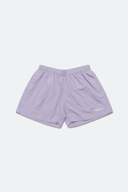 Aim Higher Club Women Oval Logo Nylon Shorts/ Baby Purple - GROGROCERY