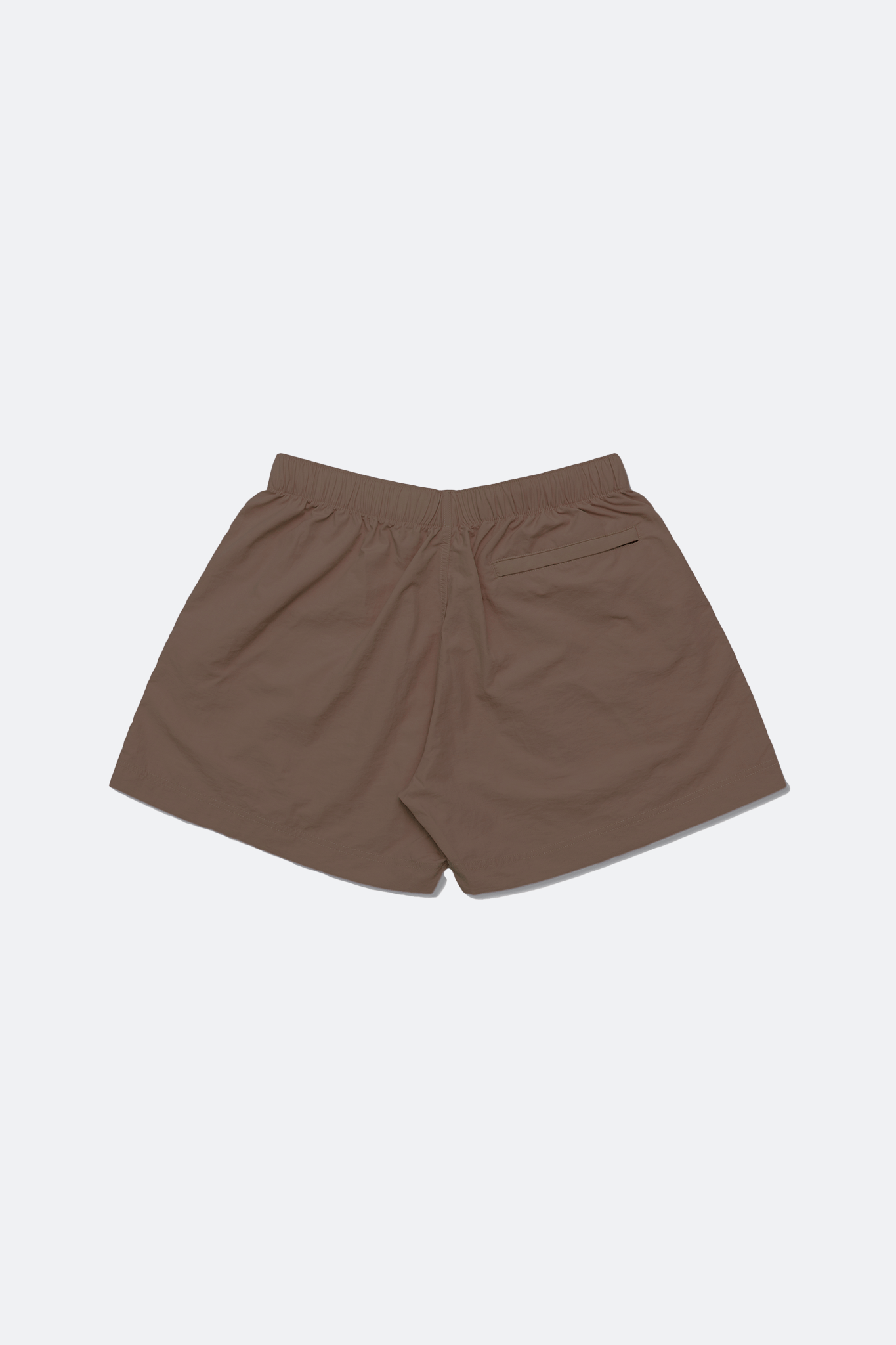Aim Higher Club Women Oval Logo Nylon Shorts/ Brown - GROGROCERY