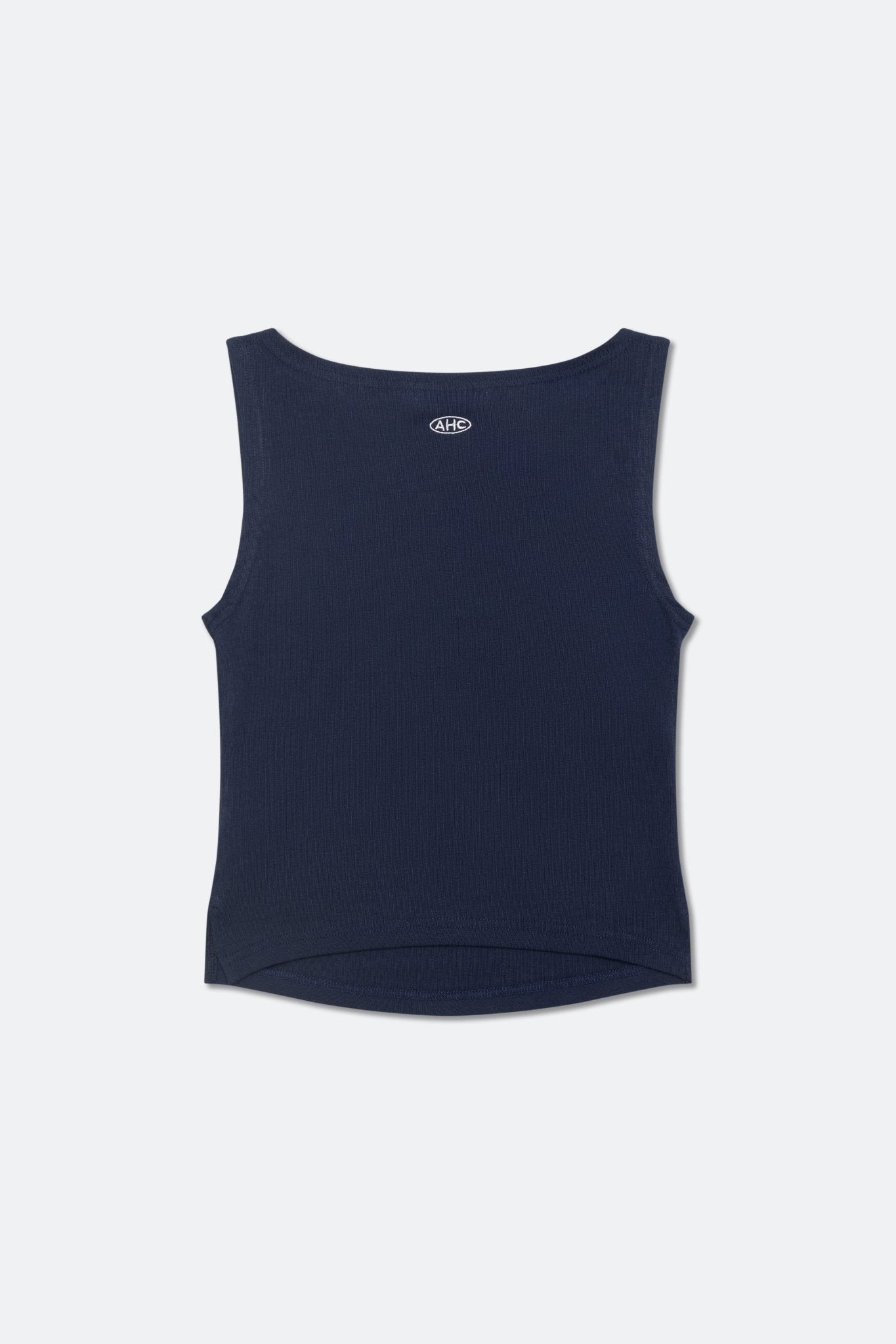 AIM HIGHER CLUB x IMAGINARY MECHANIC SUMMER CLUB SLEEVELESS WOMAN TOP/ NAVY - GROGROCERY