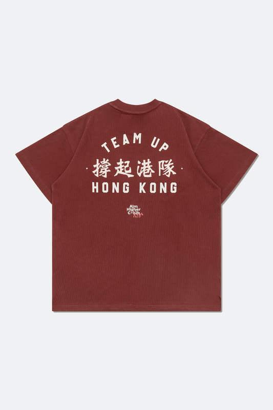 Aim Higher Club x SportsRoad 撐起港隊 Tee/ Team Red - GROGROCERY