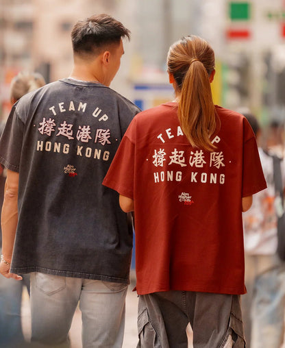 Aim Higher Club x SportsRoad 撐起港隊 Tee/ Team Red - GROGROCERY