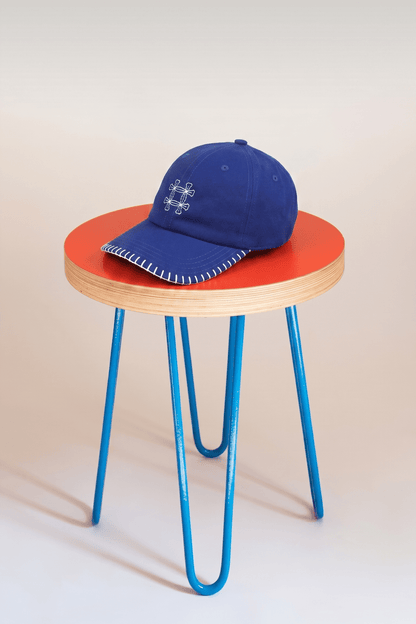 ANYHEX BRIGHT STITCHING CAP/ BLUE - GROGROCERY