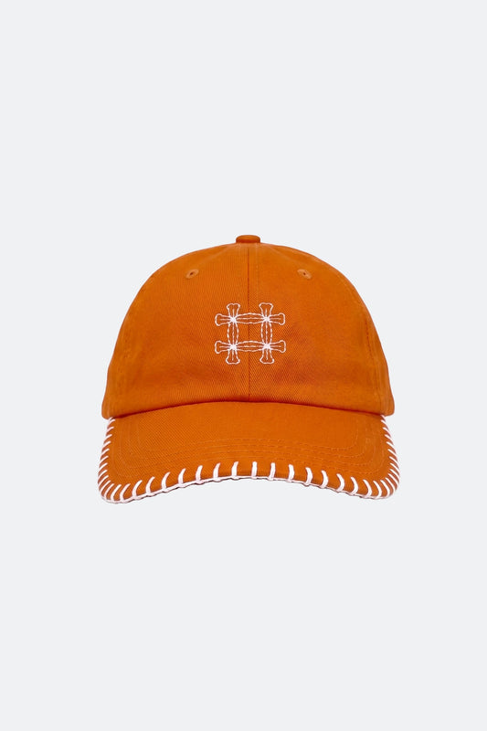 ANYHEX BRIGHT STITCHING CAP/ ORANGE - GROGROCERY