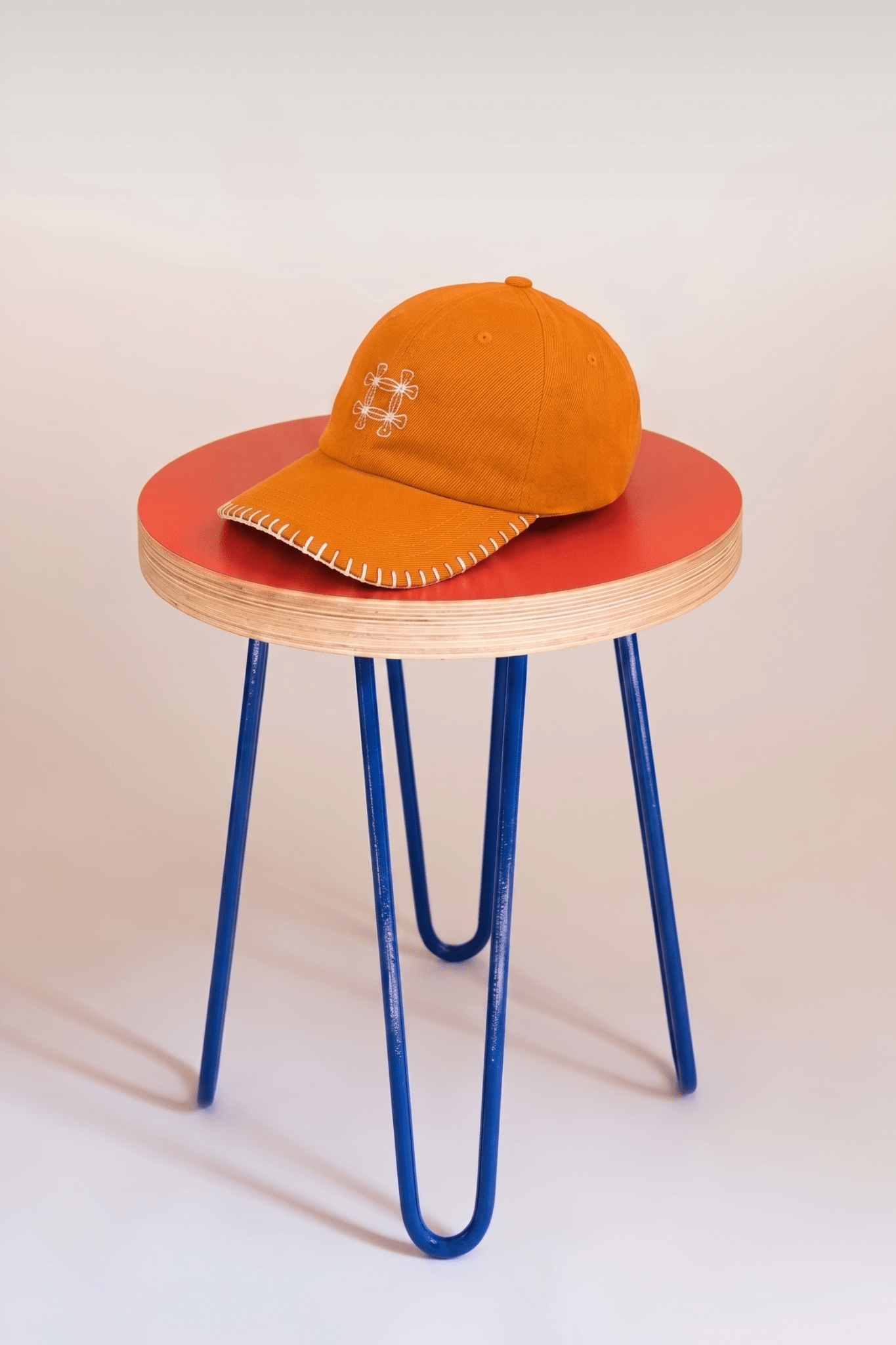 ANYHEX BRIGHT STITCHING CAP/ ORANGE - GROGROCERY