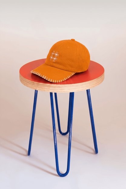 ANYHEX BRIGHT STITCHING CAP/ ORANGE - GROGROCERY