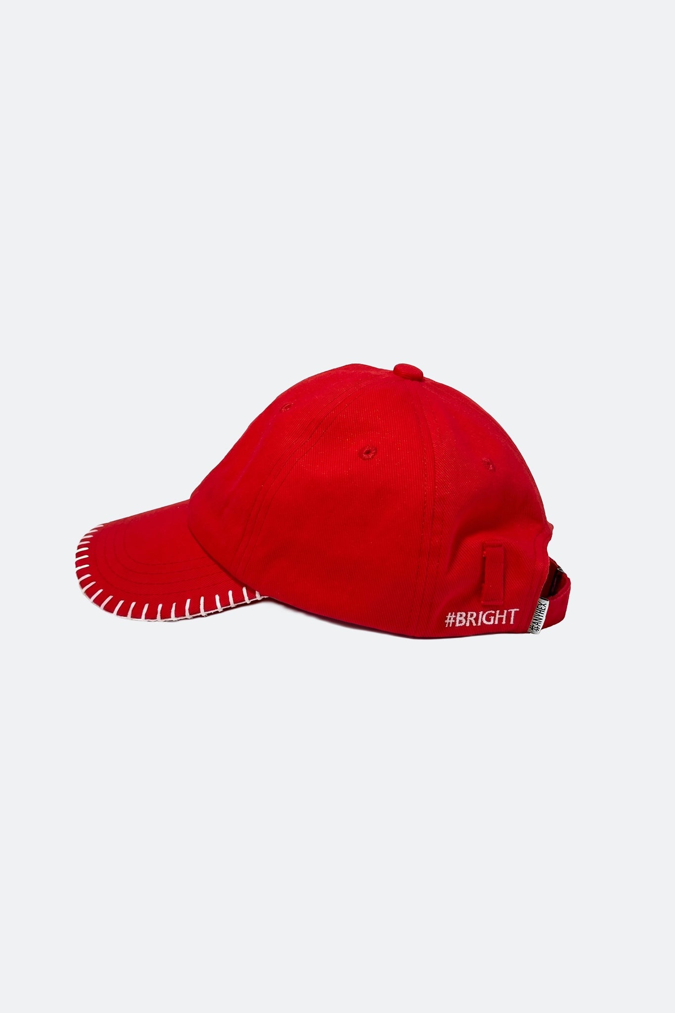 ANYHEX BRIGHT STITCHING CAP/ RED - GROGROCERY