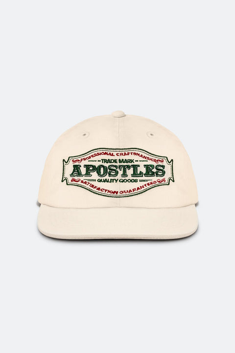 APOSTLES A004 / VINTAGE LOGO CAP - VANILLA CREAM - GROGROCERY