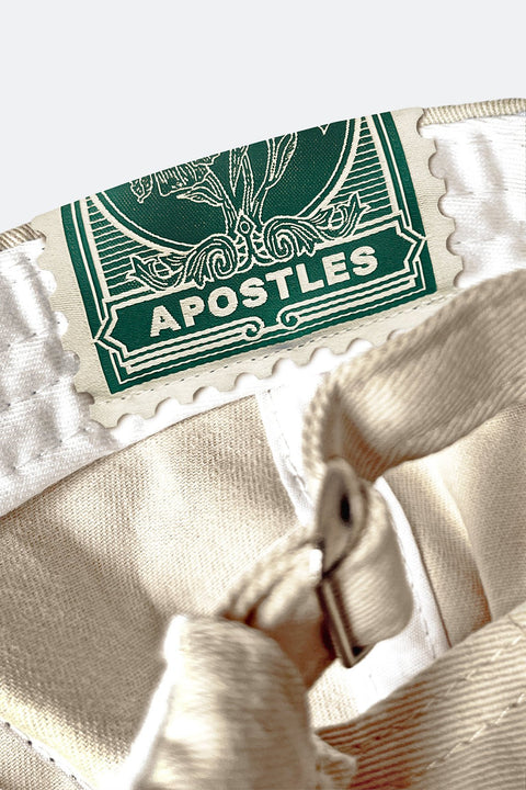 APOSTLES A004 / VINTAGE LOGO CAP - VANILLA CREAM - GROGROCERY