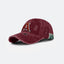 APOSTLES A006 / WASHED DISTRESSED LETTER A CAP - MAROON - GROGROCERY