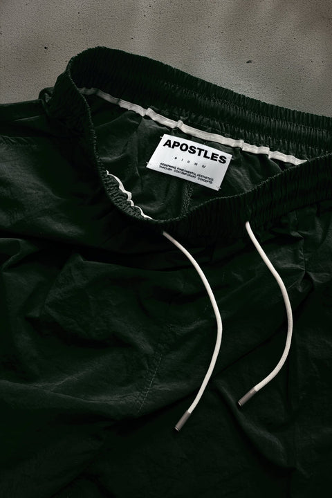 APOSTLES B002 / ALL PURPOSE NYLON SHORTS - EMERALD GREEN - GROGROCERY