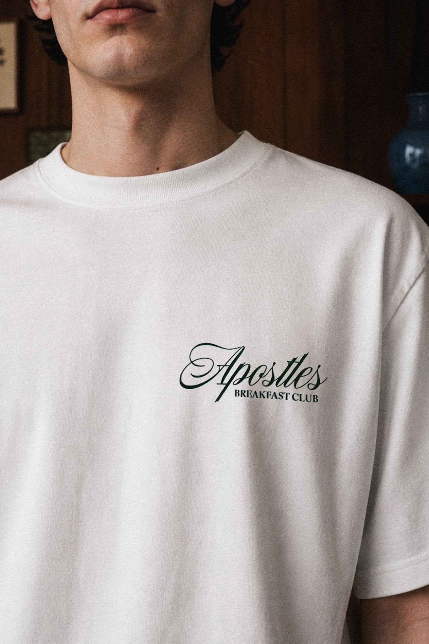 APOSTLES BREAKFAST CLUB CREW TEE – WHITE - GROGROCERY
