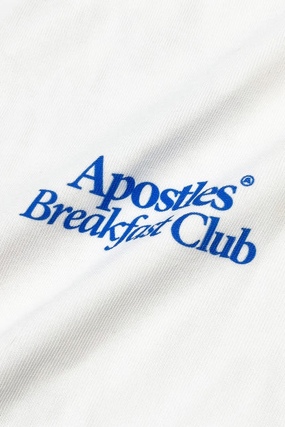 APOSTLES BREAKFAST CLUB GOLDEN STACK TEE – WHITE - GROGROCERY