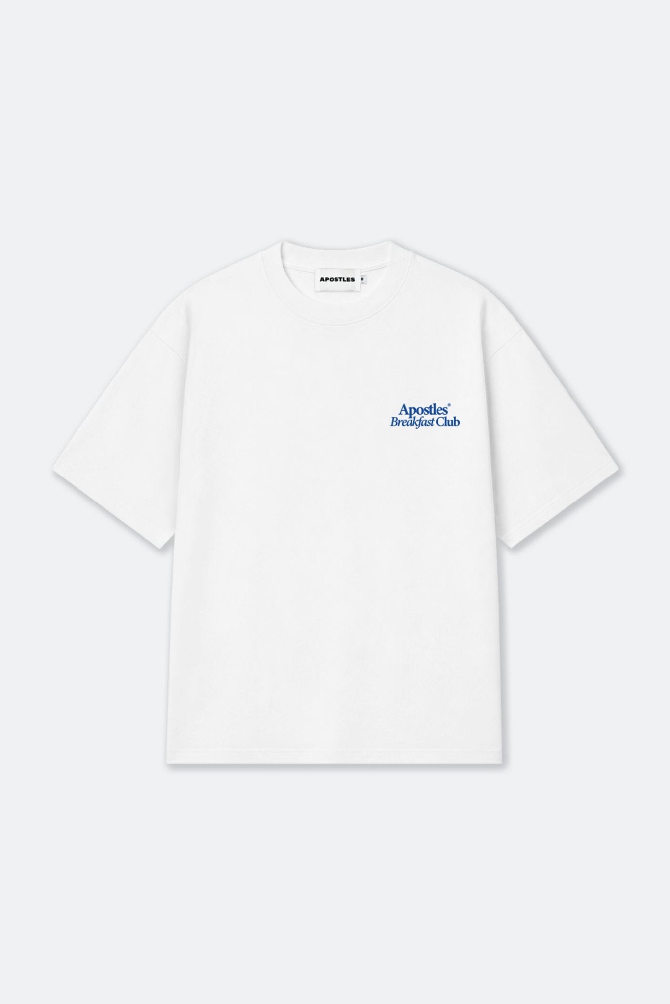 APOSTLES BREAKFAST CLUB GOLDEN STACK TEE – WHITE - GROGROCERY