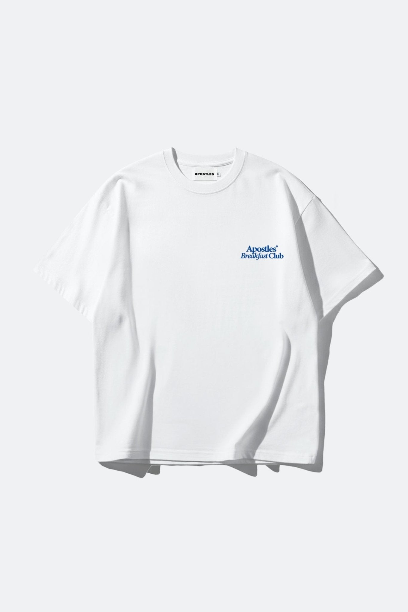 APOSTLES BREAKFAST CLUB GOLDEN STACK TEE – WHITE - GROGROCERY