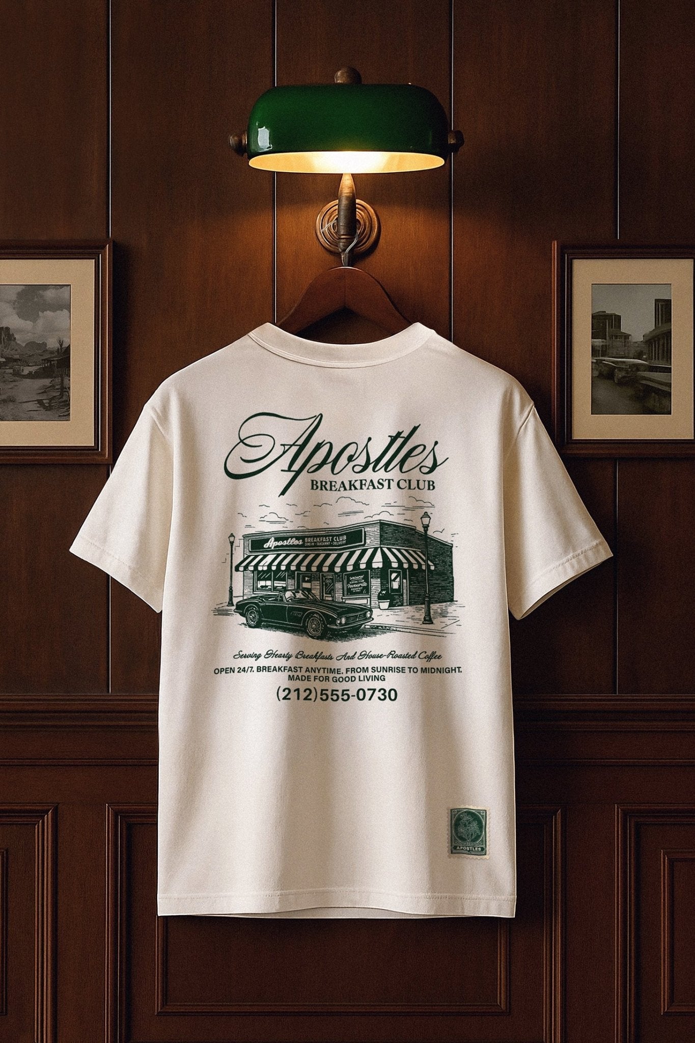 APOSTLES BREAKFAST CLUB GRAND OPENING TEE – WHITE - GROGROCERY