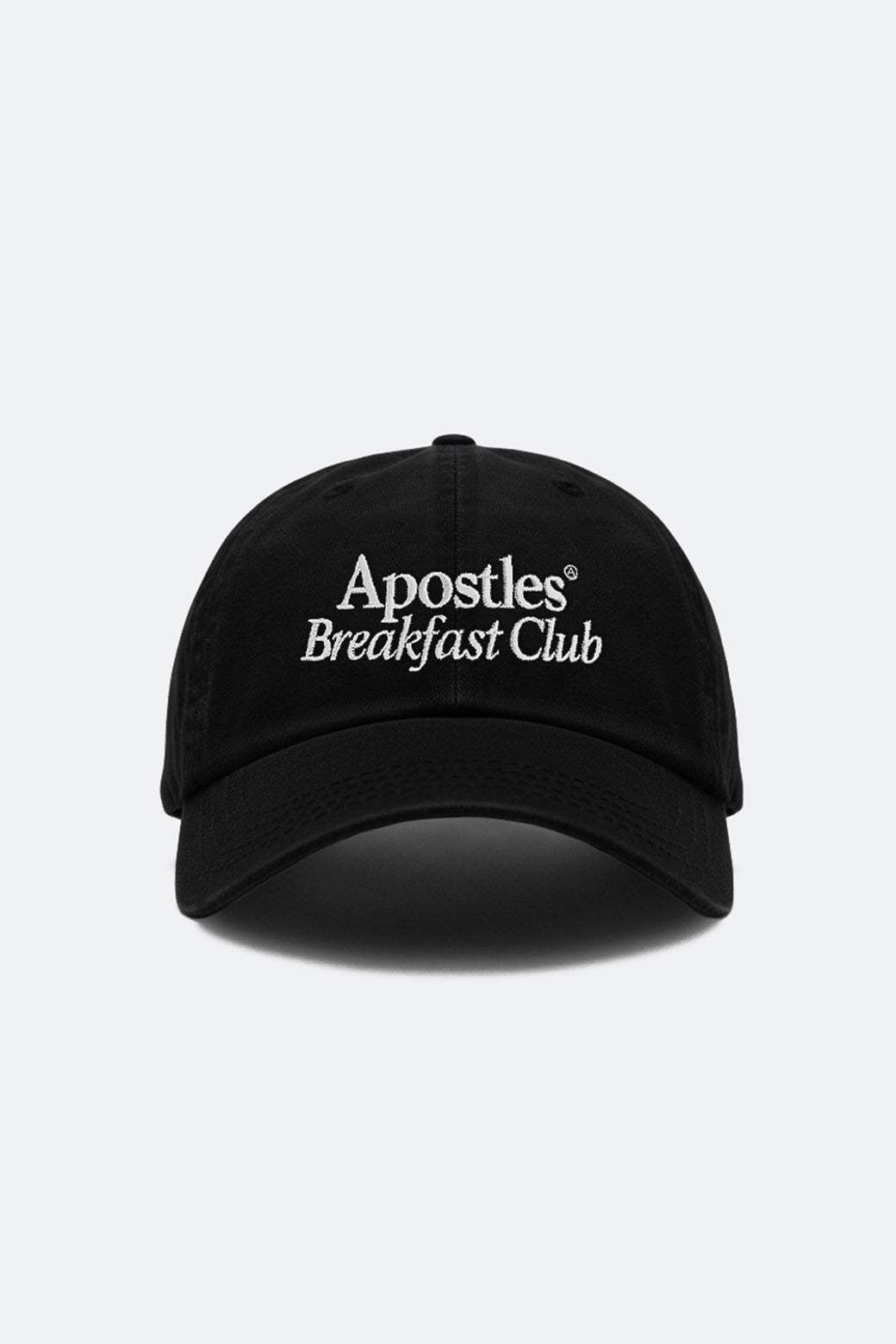 APOSTLES BREAKFAST CLUB LOGO CAP – ROAST BLACK - GROGROCERY