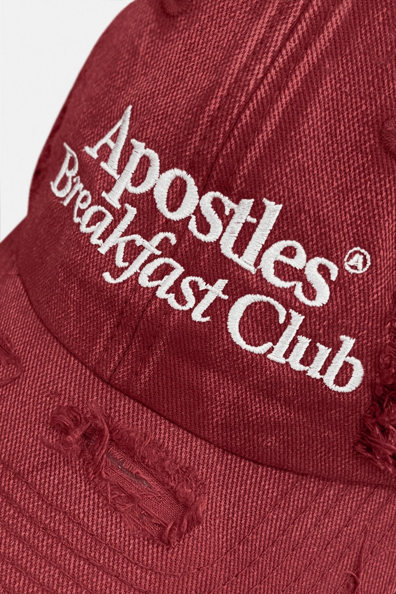 APOSTLES BREAKFAST CLUB WASHED LOGO CAP – CHERRY SYRUP - GROGROCERY