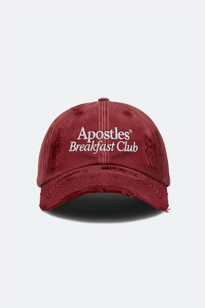 APOSTLES BREAKFAST CLUB WASHED LOGO CAP – CHERRY SYRUP - GROGROCERY